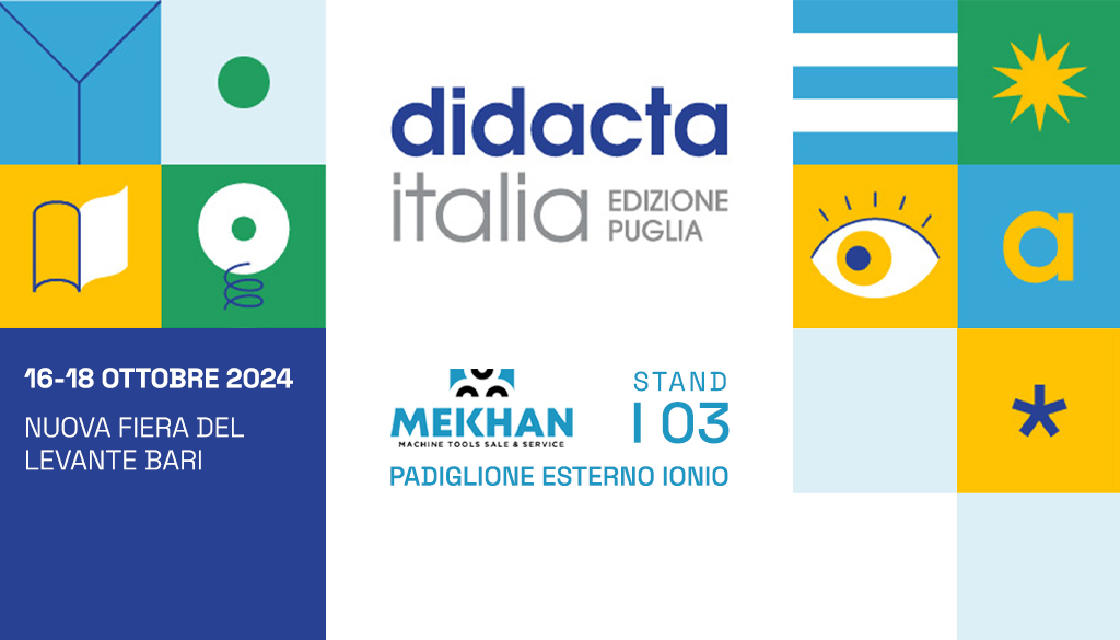 Didacta Italia Edizione Puglia: Mekhan presente con tante novità
