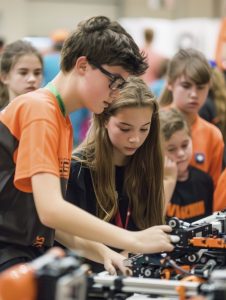 L'impiego di una didattica laboratoriale nelle scuole è sempre più al centro delle politiche europee: l'ultima novità sono i fondi FESR-POC. pensati proprio per promuoverla. Nella foto, due ragazzi impegnati in un laboratorio professionale.